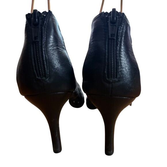 Vaneli Van Eli Womens High Heel Peep Toe Ankle Bootie Laser Cut Outs Leather 7 - Picture 11 of 16